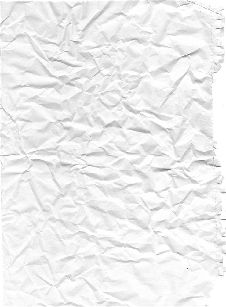 White Creased Paper