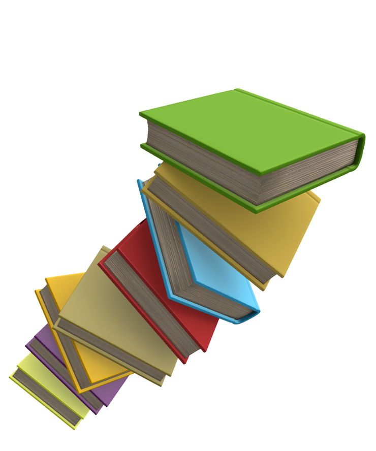Flying Colored Books