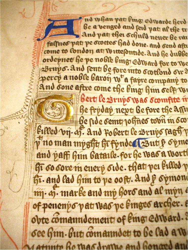 Illuminated Manuscrit from Sixteenth Century