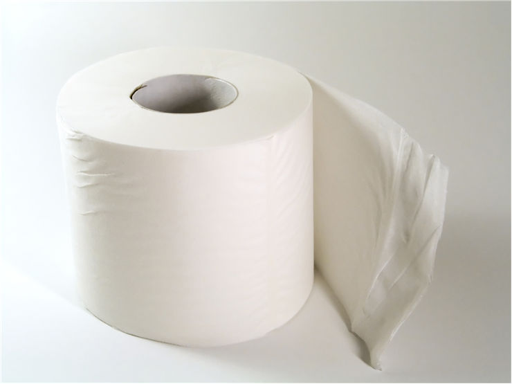 White Toilet Paper